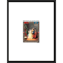 0261 Epreuve de luxe deluxe proof Haute volta Poste aerienne PA N°100/101 venise (venice) unesco Tableau (Painting)