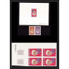 0382 Epreuve de luxe deluxe proof cote d'ivoire N°337 shell (shells) coquillages natica fanel Non dentelé ** MNH proof 