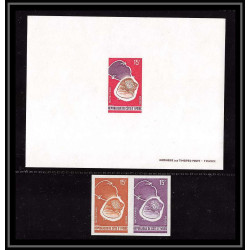 0382 Epreuve de luxe deluxe proof cote d'ivoire N°337 shell (shells) coquillages natica fanel Non dentelé ** MNH proof 