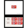 0383 Epreuve de luxe proof cote d'ivoire N°338 shell shells coquillages XENOPHORA coin date Non dentelé ** MNh imperf