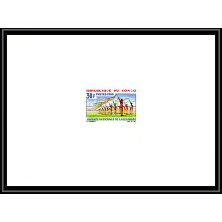 0552 Epreuve de luxe deluxe proof congo N°182 Journée de la jeunesse CHILD ENFANT