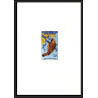 0555 Epreuve de luxe deluxe proof congo Poste aerienne PA N°47 oiseaux (birds) philaeterus + Non dentelé imperf