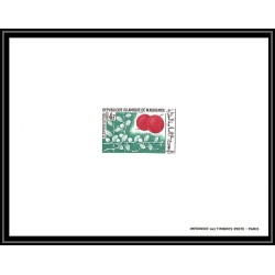 0785 Epreuve de luxe deluxe proof Mauritanie (Mauritania) N°241/245 Fruits fruts