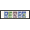 0934 - cote d'ivoire - N° 314 Etoile de mer starfish Essai (proof) Non dentelé imperf** MNH bande de 5
