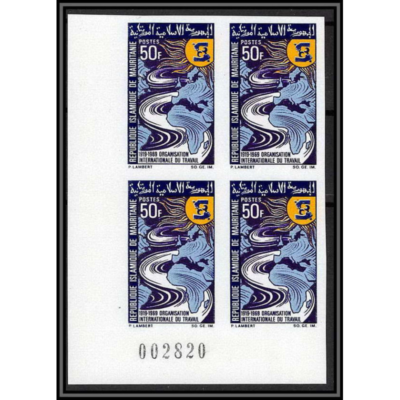 0965 - Mauritanie (Mauritania) - N° 262 oit - ILO Organisation internationale du travail Non dentelé imperf ** MNH