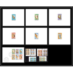1009 épreuve de luxe / deluxe proof Togo - N° 818/821 + 237/238 COQUILLAGES shell + Non dentelé imperf ** MNH + fdc