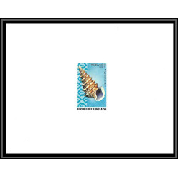 1009 épreuve de luxe / deluxe proof Togo - N° 818/821 + 237/238 COQUILLAGES shell + Non dentelé imperf ** MNH + fdc