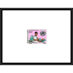 1109 - Dahomey N° 327/328 OMS WHO épreuve de luxe / deluxe proof organisation mondiale de la santé