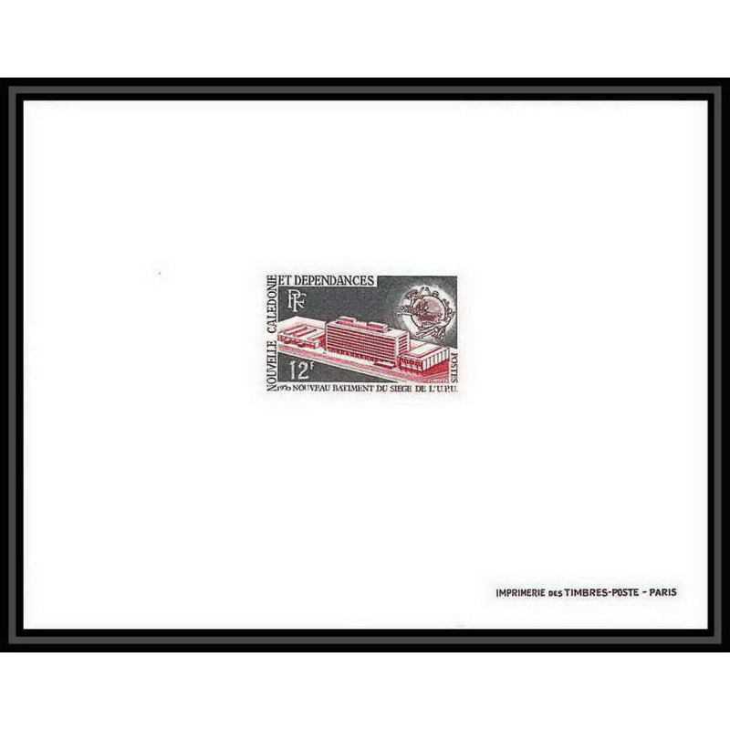 1418 épreuve de luxe / deluxe proof Nouvelle-Calédonie N° 367 nouveau siège de l' upu