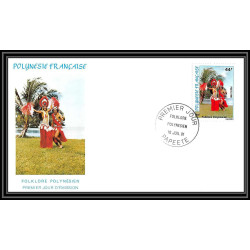 1506 épreuve de luxe / deluxe proof Polynésie (Polynesia) N°165 / 167 folklore Polynésie (Polynesia)n + fdc premier jour