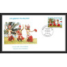 1506 épreuve de luxe / deluxe proof Polynésie (Polynesia) N°165 / 167 folklore Polynésie (Polynesia)n + fdc premier jour