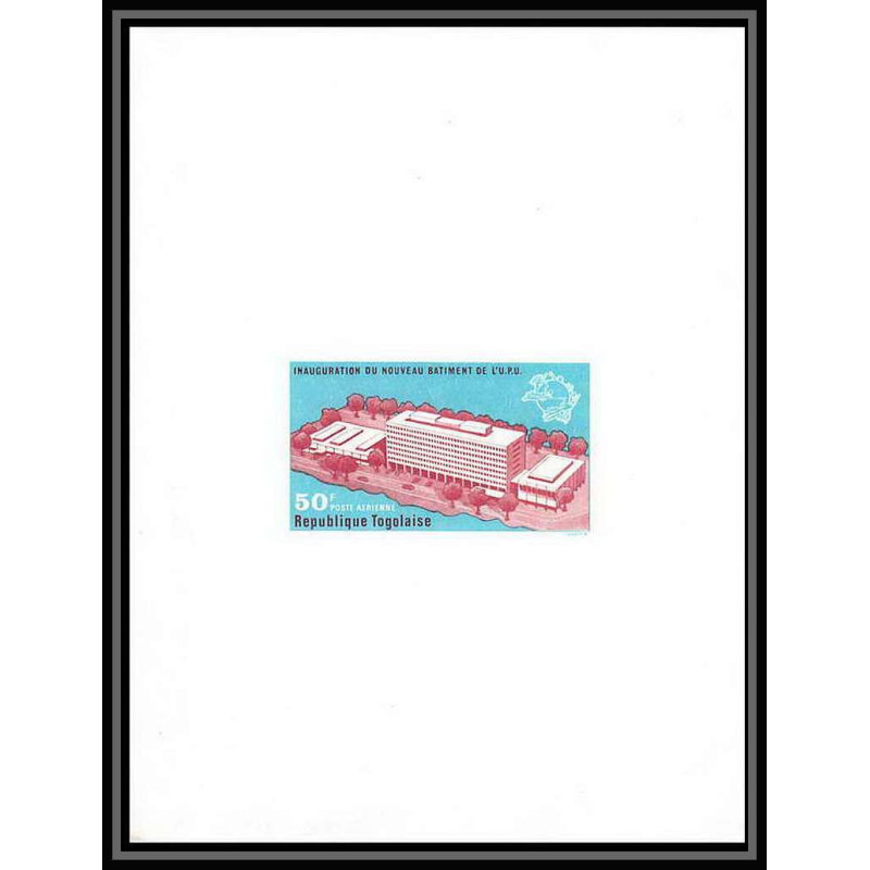 1637a épreuve de luxe / deluxe proof Togo PA N°131 UPU