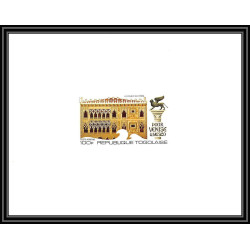 2028/ épreuve de luxe / deluxe proof Togo N° 735/736 + PA Sauvegarde Venise UNESCO Basilique Saint-Marc SAN MARCO Italiy