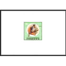 2080 oiseau à identifier oiseaux (birds) 1962 Guinée guinea épreuve de luxe deluxe proof TTB 