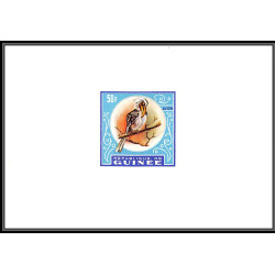 2080 oiseau à identifier oiseaux (birds) 1962 Guinée guinea épreuve de luxe deluxe proof TTB 