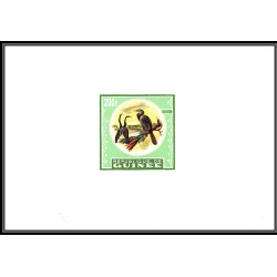 2082 oiseau à identifier oiseaux (birds) 1962 Guinée guinea épreuve de luxe deluxe proof TTB 