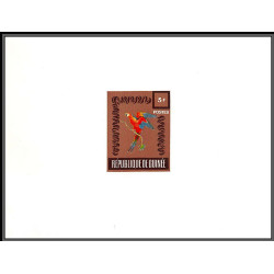 2094 oiseaux (birds) série complète de 33 épreuve de luxe non emises 1962 Guinée guinea deluxe unadopted proof TTB 