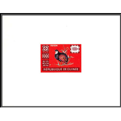 2097 oiseaux (birds bird) 1962 Guinée guinea épreuve de luxe deluxe proof TTB 