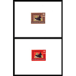 2102 oiseaux (birds bird) 1962 Guinée guinea épreuve de luxe deluxe proof TTB 