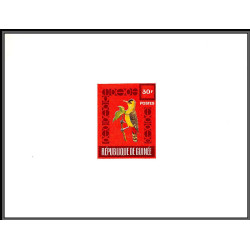 2104 oiseaux (birds bird) 1962 Guinée guinea épreuve de luxe deluxe proof TTB 