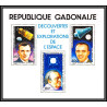 2456 gabon gabonaise Bloc BF 38 + PA N°244/246 URANUS 1981 espace (space) gagarin gagarine shepard herschel