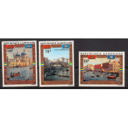 2469 gabon gabonaise PA 124/126 venise unesco 1972 venice 