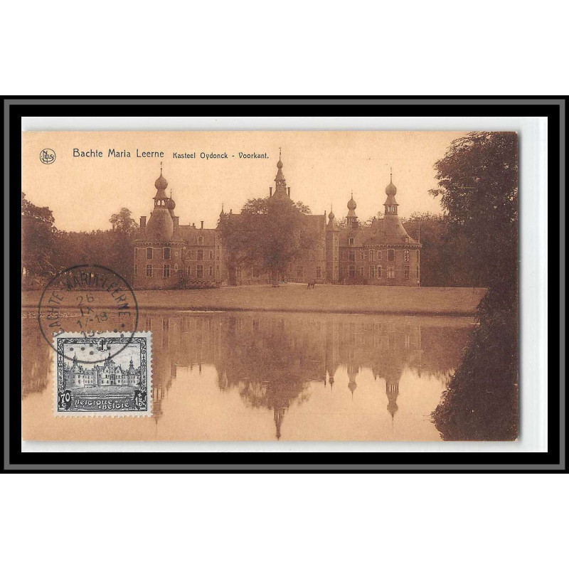 49139 N°311 chateau castle oydonck antituberculeux 1930 RR belgique belgium Carte maximum (card)