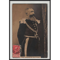 56684 N°58 léopold II 2 roi des belges 1905 belgique Carte maximum (card) édition dobrecourt RRR