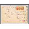 56686 N°129/131 albert 1er roi des belges 1915 belgique pour enghien RRR Carte maximum (card) recommandé havre spécial