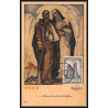 56688 N°271 antituberculeux sainte gudule bruxelles églis church 31/12/1928 Croix rouge red cross belgique Carte maximum