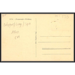 56701 N°296 antituberculeux promenade d'orléans à spa 10/7/1930 belgique Carte maximum (card) fdc édition chapelier