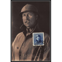 56727 N°168/169/171 albert 1er roi casqué 1919 belgique lot de 3 Carte maximum (card) fdc édition cailliau
