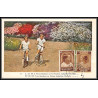 56736 N°438/459 prince baudouin josephine charlotte 1937 belgique Carte maximum entier postal fdc édition malvaux