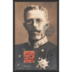 56853 N°59 gustave V 5 gustaf suède sverige sweden Carte maximum (card) 1911 RRR