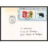 71549 porte timbre 1988 gorfou sclater oiseaux birds collectionnez les plis des terres australes taaf lettre cover