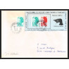 71576 porte timbre 1988 manchot adelie oiseaux birds collectionnez les plis des terres australes taaf lettre cover