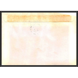 71585 porte timbre 1988 manchot oiseaux birds collectionnez les plis des terres australes taaf lettre cover France