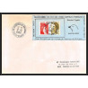 71588 porte timbre 1988 manchot pygmée oiseaux birds collectionnez les plis des terres australes taaf lettre cover