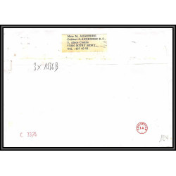 72125 porte timbre resson sur matz oise 1978 amicale philatelique de castres Tarn cheffer 1536 lettre cover France