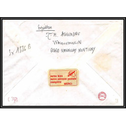 72129 porte timbre maignelay montigny oise 1978 amicale philatelique de castres Tarn cheffer 1536 lettre cover France