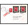 72163 porte timbre Montreuil-aux-Lions aisne 1978 amicale philatelique de castres Tarn cheffer lettre cover France