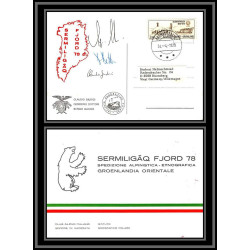 97010 signé signed sermiligaq fjord 1978 gronland groenland arctique arctic north pole