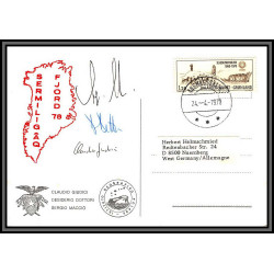 97010 signé signed sermiligaq fjord 1978 gronland groenland arctique arctic north pole