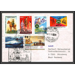 97055 CHILE CHILI 16/2/1979 antarctic antarctique lettre cover