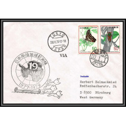 97056 JAPON JAPAN NIPPON 28/4/1978 insectes (insects) antarctic antarctique lettre cover