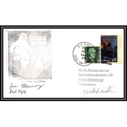 97085 signé signed muncy expedition volcaning project 21/11/1977 usa antarctic antarctique lettre cover