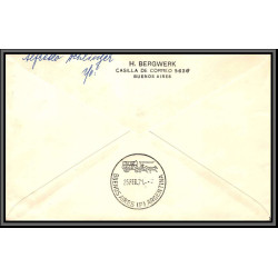 97220 signé signed antartida 11/2/1971 rio tunuyan argentine argentina antarctic antarctique lettre cover