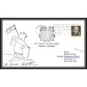 97224 signé signed guard base kodiac alaska 1973 usa arctique arctic north pole lettre cover
