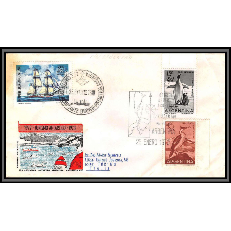 97226 turismo antartico argentine argentina antarctic antarctique lettre cover
