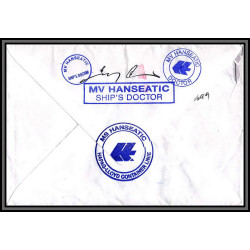 97699 signé signed manama muscat mahe 7/11/2005 Hanseatic Wondercruises naval navale lettre cover